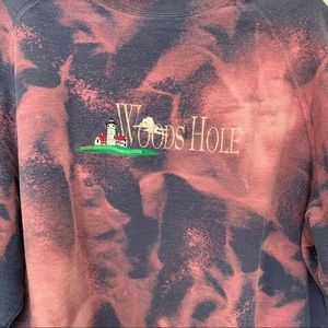 Vintage Tops - Vintage Wood's Hole Reverse Dye Sweatshirt L/XL Vintage Tops - Vintage Wood's Hole Reverse Dye Sweatshirt L/XL